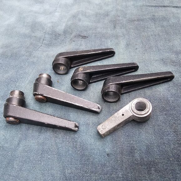 Vintage Safe Handles L-Shaped Adjustable Clamping Levers (Lot of 7) - Picture 8 of 8